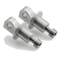 Adaptér RIZOMA pro stupačky řidiče pro motocykly HONDA Hornet 600/600 ABS, hliník (2ks)